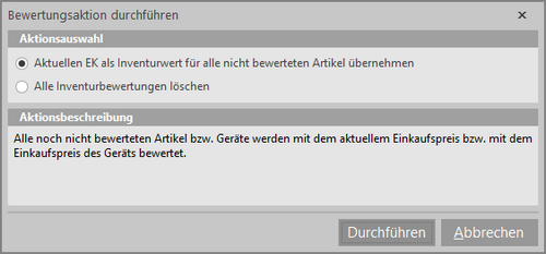 bewertungsaktionen