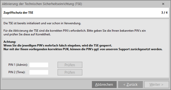 Die TSE ist in AkuWinOffice nicht bekannt.