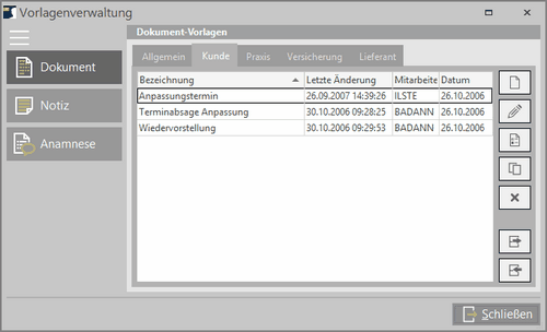 vorlagenverwaltung
